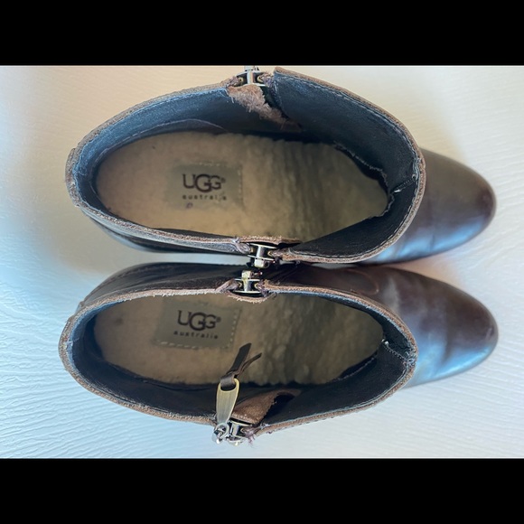 UGG Brown Meredith Boot 8 - Picture 3 of 8